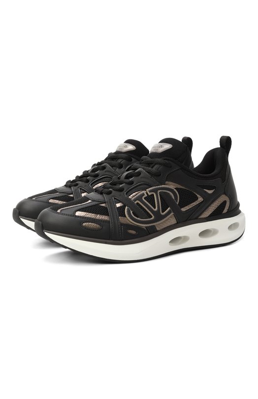 Комбинированные кроссовки VLogo Easyjog Valentino 5Y0S0I25FWS/ Чёрный 5Y0S0I25FWS/