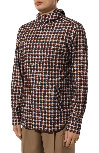 Хлопковая рубашка KITON, арт. UMCMARH0867205, фото 3