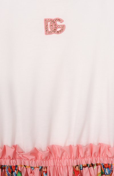 Хлопковое платье DOLCE & GABBANA, арт. L5JDAU/G7P5S_001, фото 3