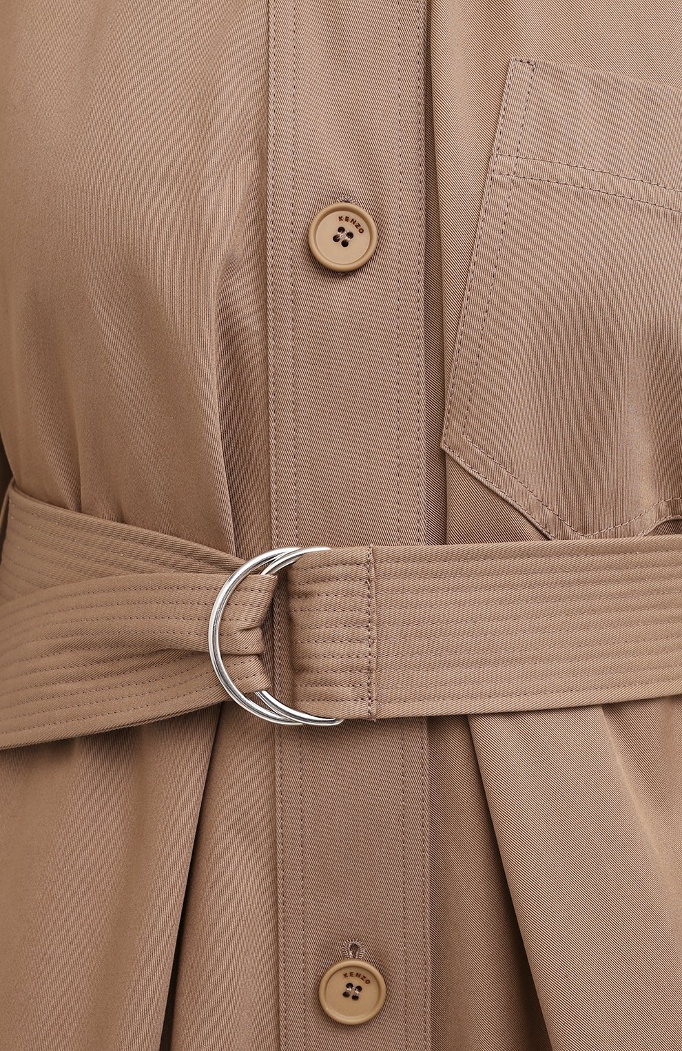 Хлопковый плащ KENZO, арт. FA62MA0359CT, фото 5