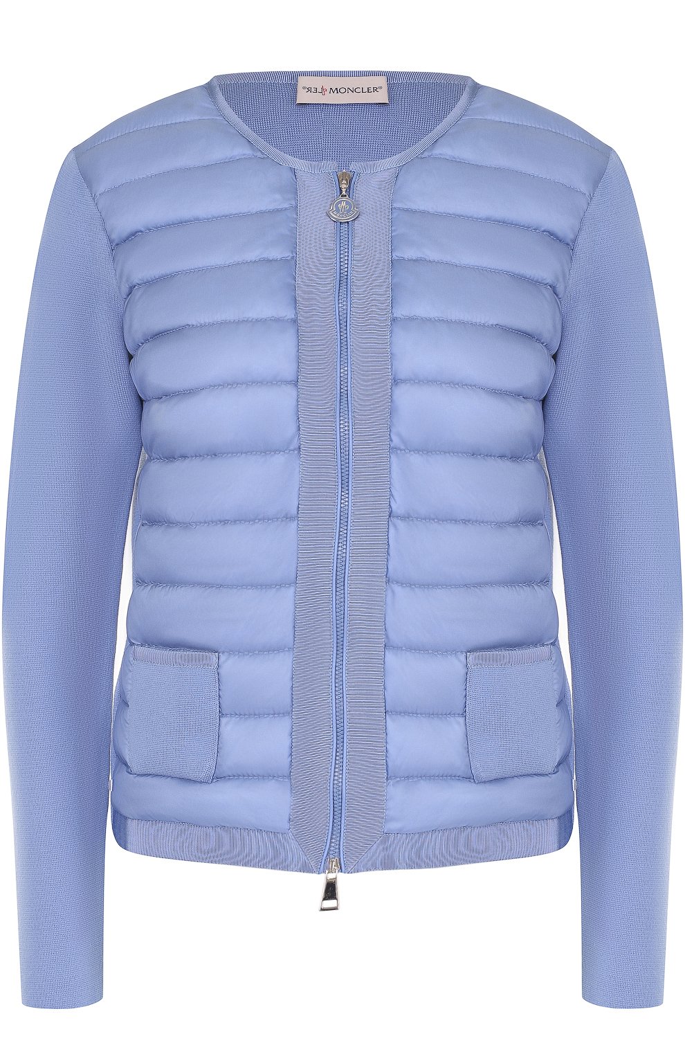 Шерстяной жакет со стеганой пуховой вставкой MONCLER, арт. D1-093-94722-00-91112, фото 1