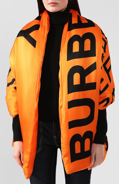 Шелковая накидка BURBERRY, арт. 8015862, фото 3