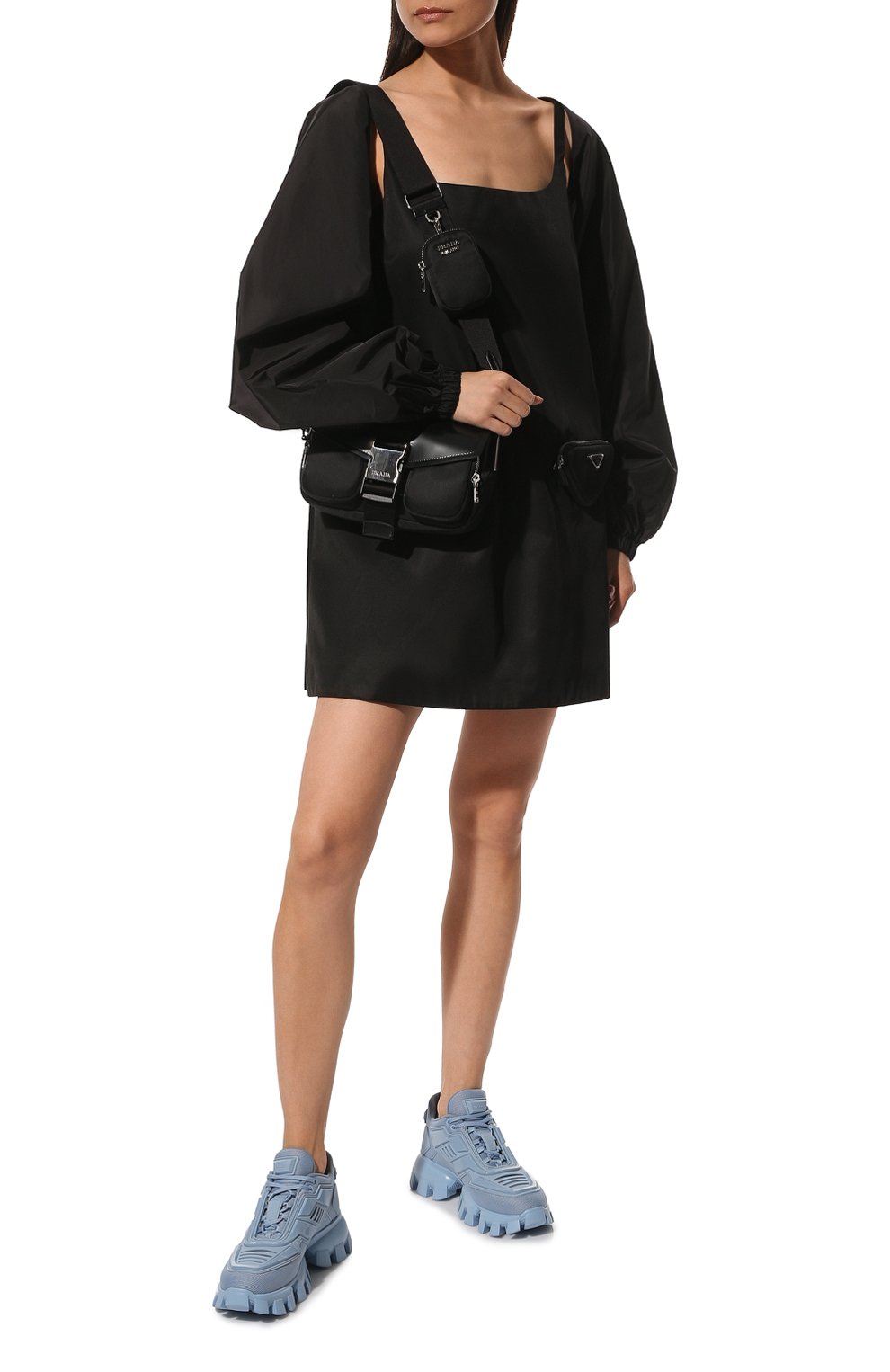 Комбинированные кроссовки cloudbust thunder PRADA, арт. 1E819L-3KR2-F0076-050, фото 2