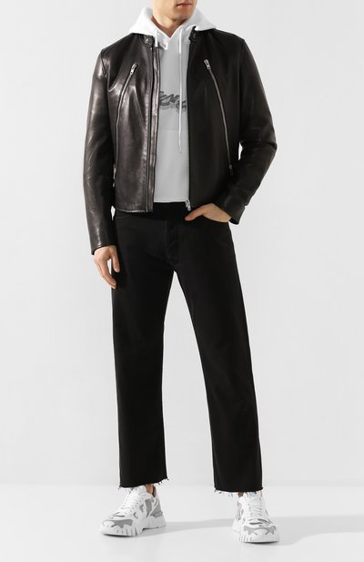 Джинсы MAISON MARGIELA черного цвета по цене 52350 руб., арт. S50LA0152/S30642, фото 2 Джинсы MAISON MARGIELA, арт. S50LA0152/S30642, фото 2