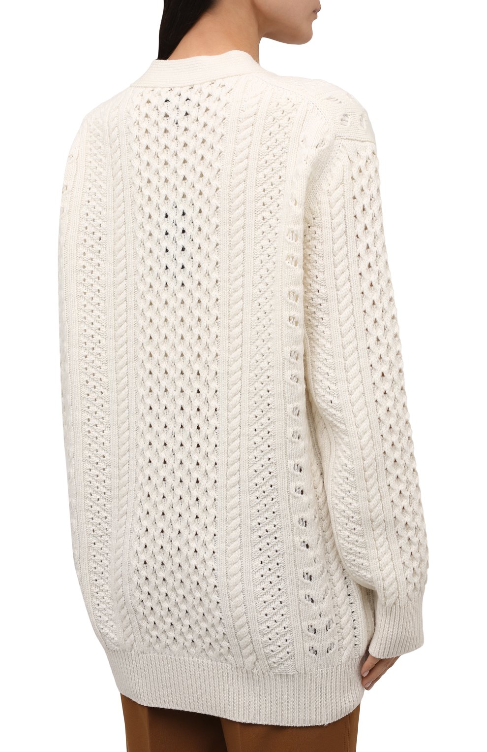 Кардиган из шерсти и кашемира CHLOÉ, арт. CHC21WMC05580, фото 4
