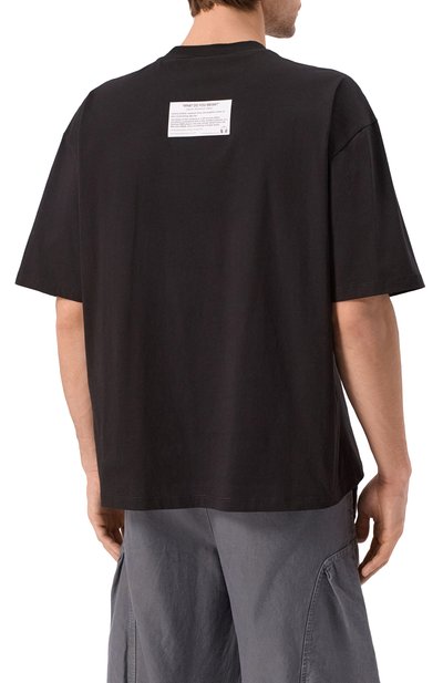 Хлопковая футболка DIEGO VENTURINO, арт. DVTS0AWYM, фото 4