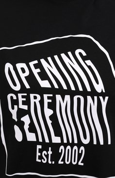 Хлопковая футболка OPENING CEREMONY, арт. YWAA010S21JER001, фото 1