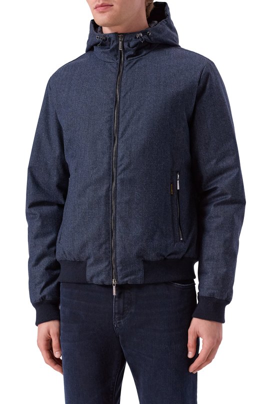 Шерстяной бомбер Oniro-FFL Moorer 0NIR0/FFL Синий  0NIR0/FFL Фото 3