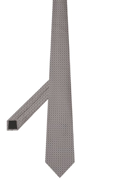 Шелковый галстук LANVIN серого цвета по цене 11150 руб., арт. 3159/TIE, фото 3 Шелковый галстук LANVIN, арт. 3159/TIE, фото 3