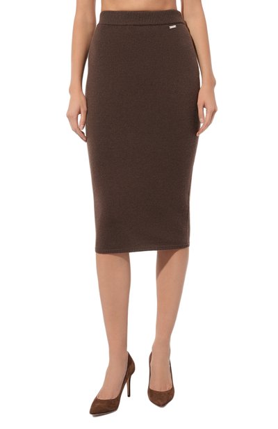 Кашемировая юбка KITON, арт. D547482010220102, фото 3