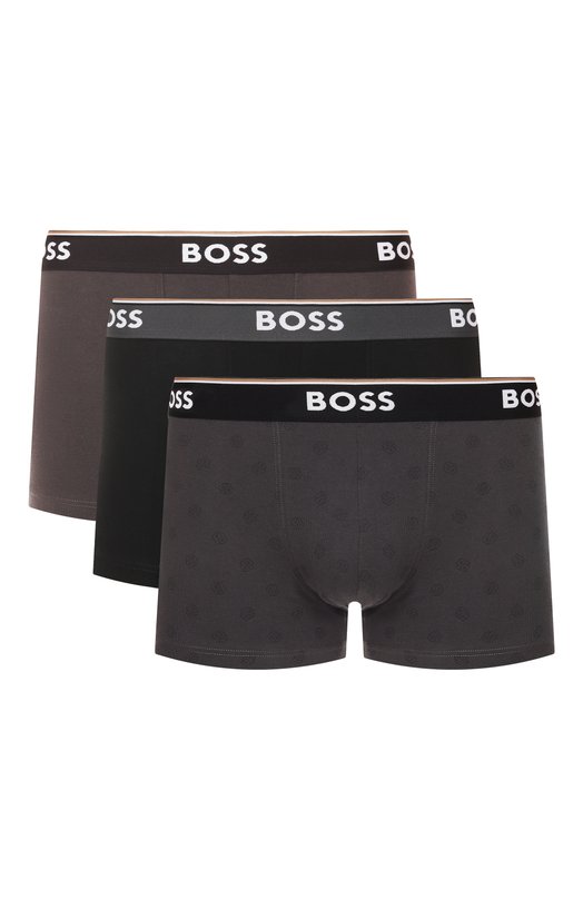 Комплект из трех боксеров BOSS 50531701 Чёрный 50531701