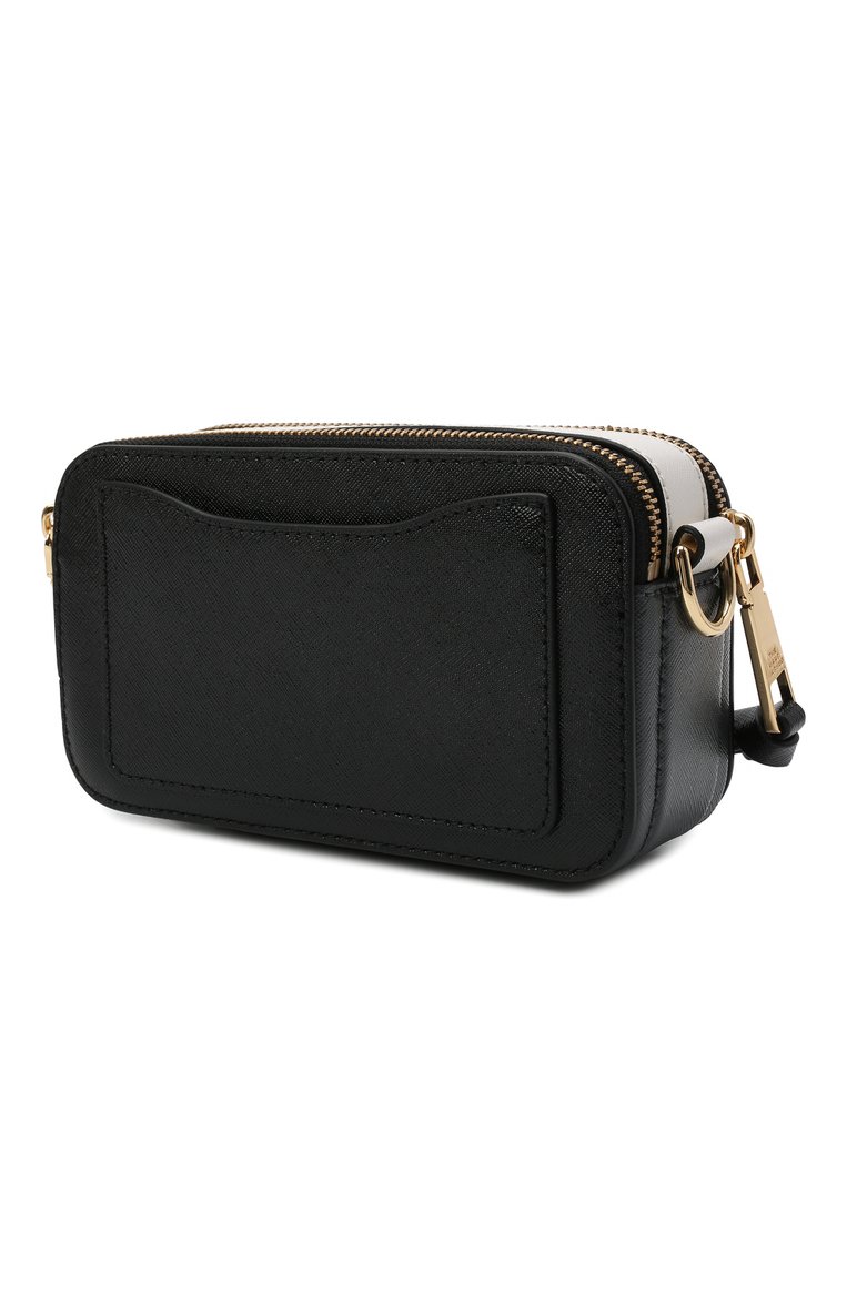 Женская сумка snapshot small MARC JACOBS (THE) черного цвета, арт. M0014146 | Фото 4 (Материал: Натуральная кожа; Ремень/цепочка: На ремешке; Сумки-технические: Сумки через плечо; Размер: small; Драгоценные камни: Проставлено; Материал сплава: Проставлено)