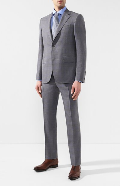 Костюм из смеси шерсти и шелка CANALI, арт. T11280/19/BX00228, фото 1