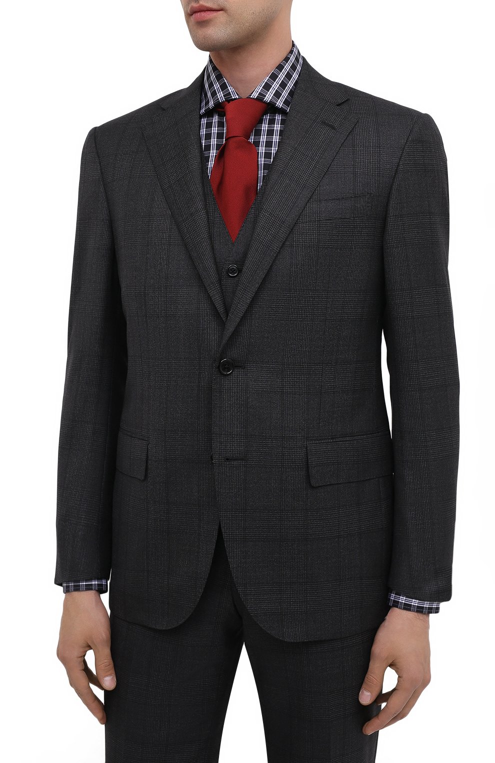 Шерстяной костюм-тройка CORNELIANI, арт. 868268-0817235/92 Q1, фото 2