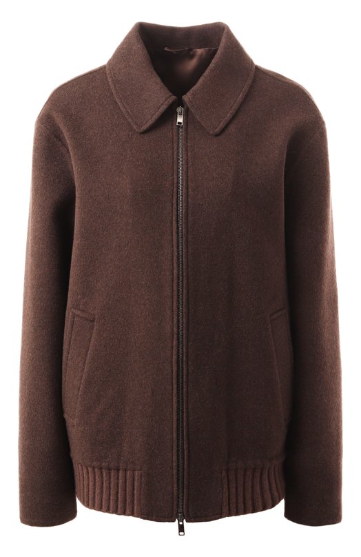 Бомбер из шерсти и кашемира MVST TXTRBCK-Y331-1/LP1446 Коричневый TXTRBCK-Y331-1/LP1446