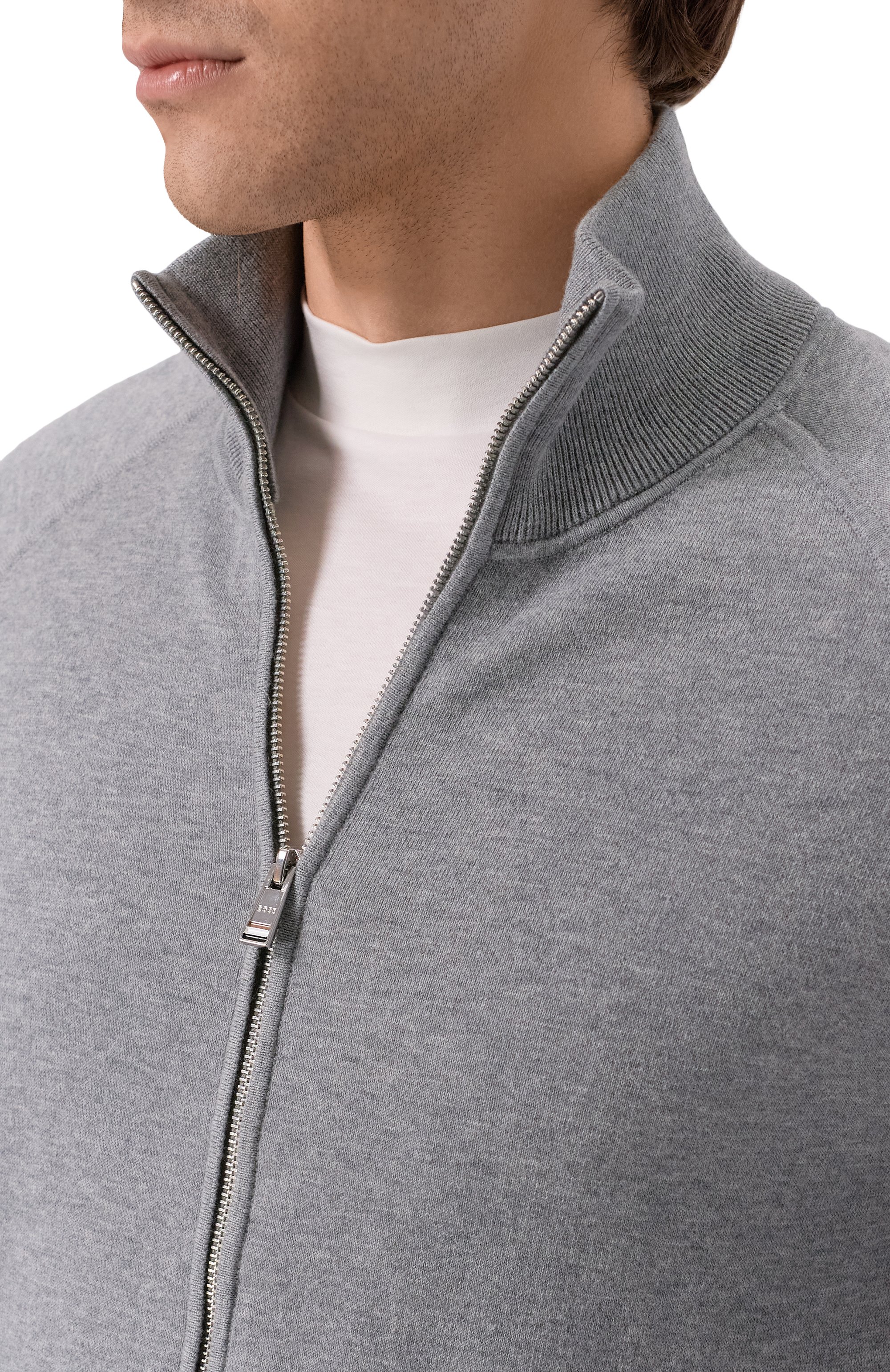 Кардиган из хлопка и шерсти BOSS, арт. 50543150, фото 5