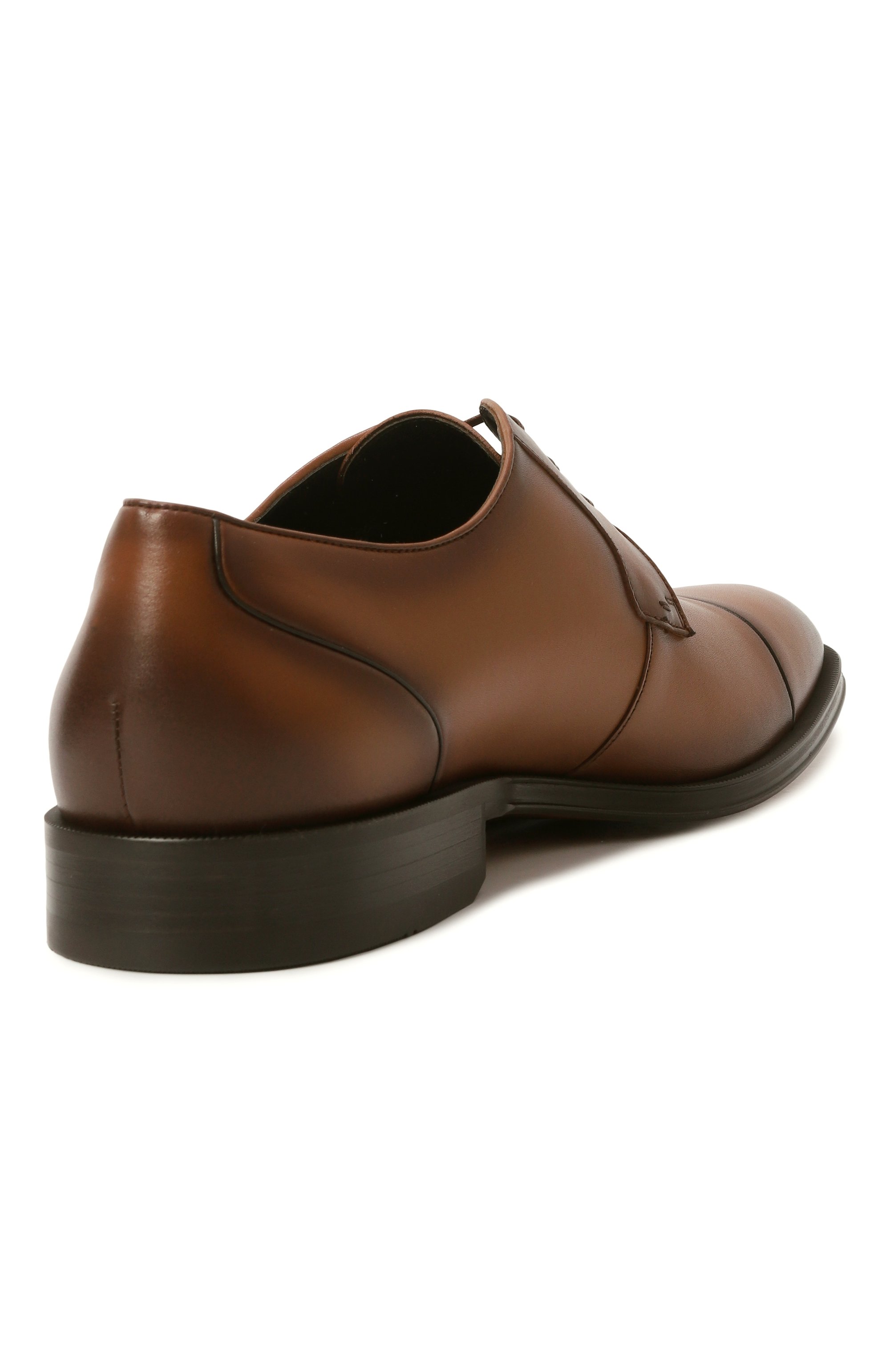 Кожаные дерби derrek BOSS светло-коричневого цвета по цене 52450 руб., арт. 50535909, фото 5 Кожаные дерби derrek BOSS, арт. 50535909, фото 5