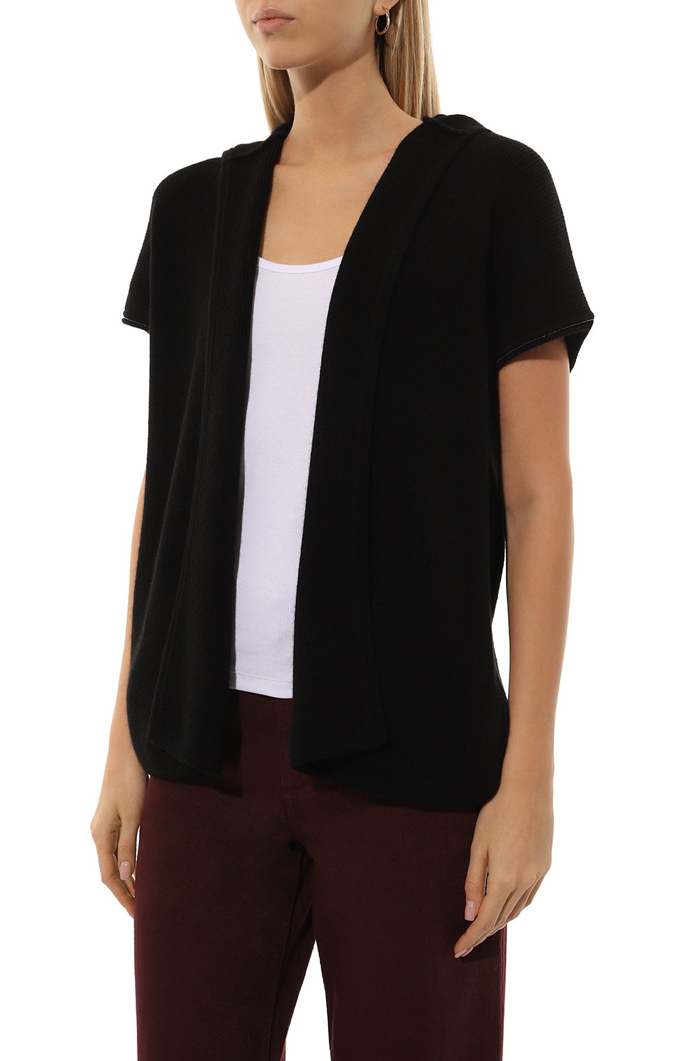 Кашемировый жилет FREEAGE, арт. FWW1910302BK, фото 3