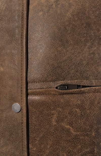 Двусторонняя дубленка из овчины LUDA NIKISHINA, арт. FJ/VILLE/np-kr/copper, фото 5