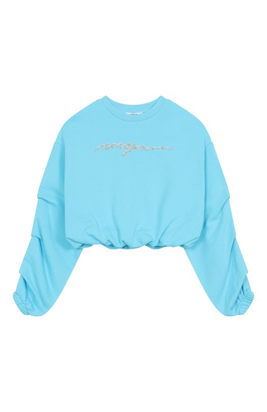 

Хлопковый свитшот MSGM kids, Голубой