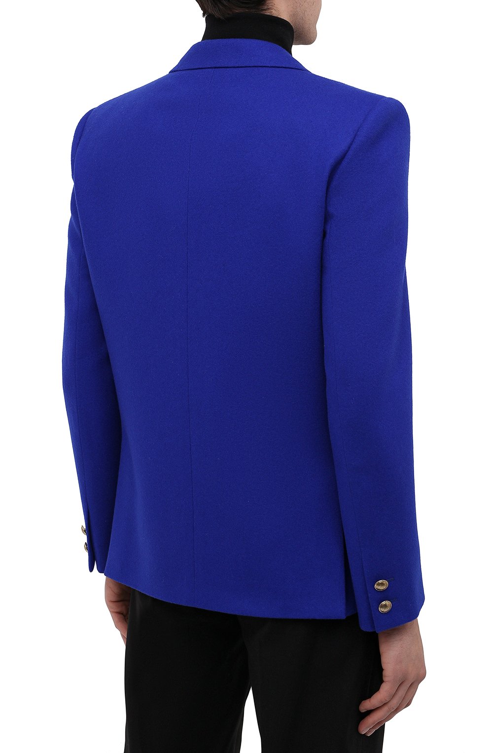 Шерстяной пиджак SAINT LAURENT, арт. 662469/Y1D08, фото 4