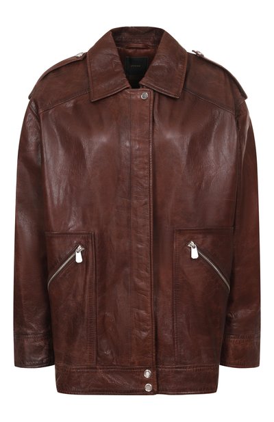 Женская кожаная куртка PINKO, арт. 105012/A2I1