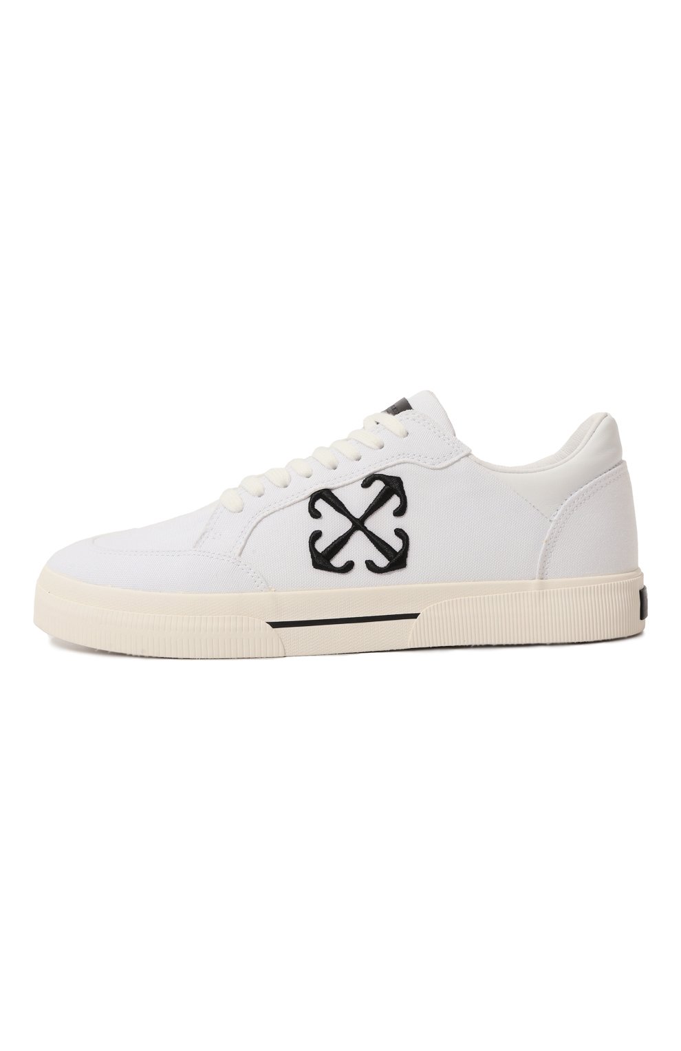 Текстильные кеды new low vulcanized OFF-WHITE, арт. 0MIA293S24FAB001, фото 4