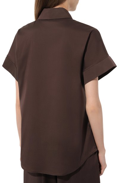 Хлопковая рубашка WEEKEND MAX MARA, арт. ORIANA 241611101, фото 4