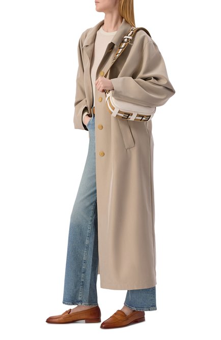 Женские кожаные пенни-лоферы SANTONI, арт. WUSG59962HAFSLGA