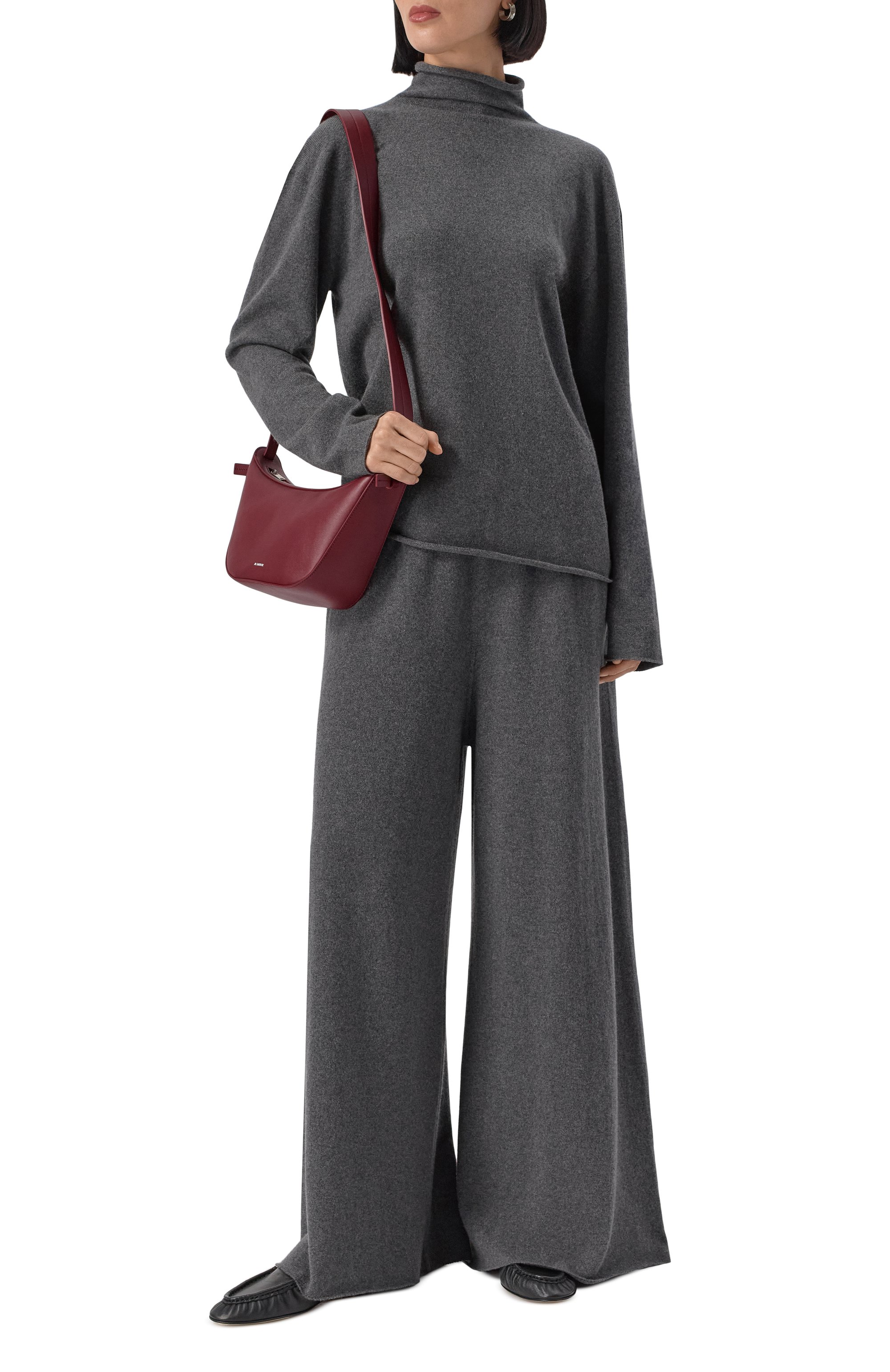 Кашемировый свитер JIL SANDER серого цвета по цене 127000 руб., арт. J40GP0002/J13204, фото 2 Кашемировый свитер JIL SANDER, арт. J40GP0002/J13204, фото 2