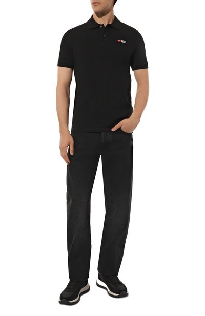 Хлопковое поло DIESEL, арт. A04087/0JMAD, фото 2