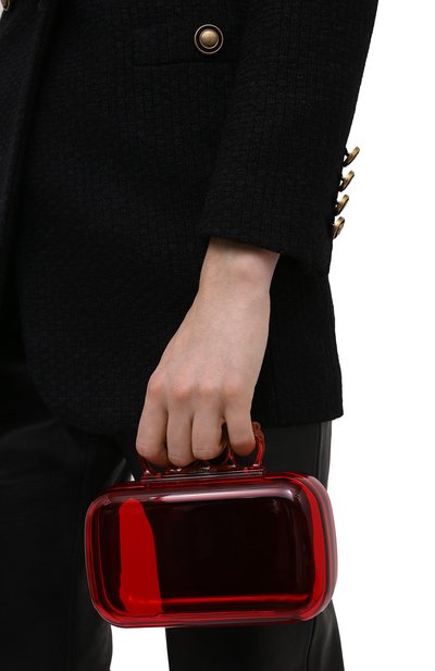 Клатч knuckle ALEXANDER MCQUEEN красного цвета по цене 181000 руб., арт. 657182/JA903, фото 2 Клатч knuckle ALEXANDER MCQUEEN, арт. 657182/JA903, фото 2