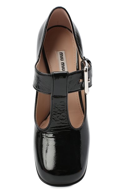 Кожаные туфли MIU MIU, арт. 5I242D-3AQF-F0002-A085, фото 5