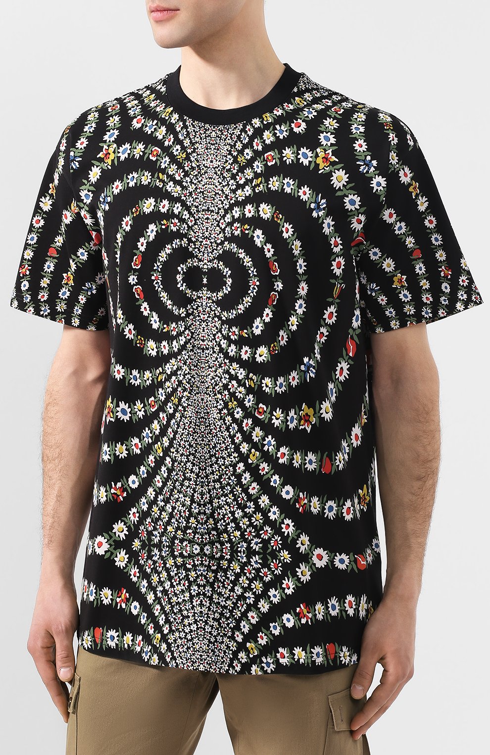 Хлопковая футболка  GIVENCHY, арт. BM70PR3002, фото 3