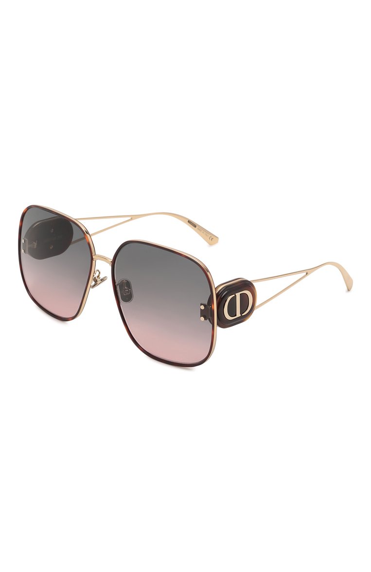 Женские солнцезащитные очки DIOR EYEWEAR черного цвета, арт. DI0RB0BBY S1U B5AE | Фото 1 (Тип очков: С/з; Нос: Не проставлено; Региональные ограничения белый список (Axapta Mercury): Не проставлено; Материал: Металл; Оптика Гендер: оптика-женское; Очки форма: Квадратные)