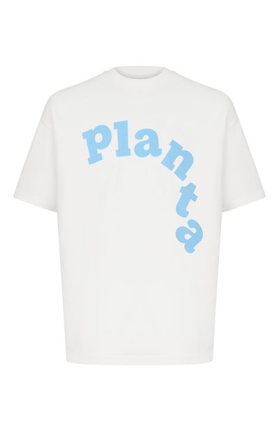 Женская хлопковая футболка PLANTA ROSA, арт. PR/T01/LETTERS/250VELVET