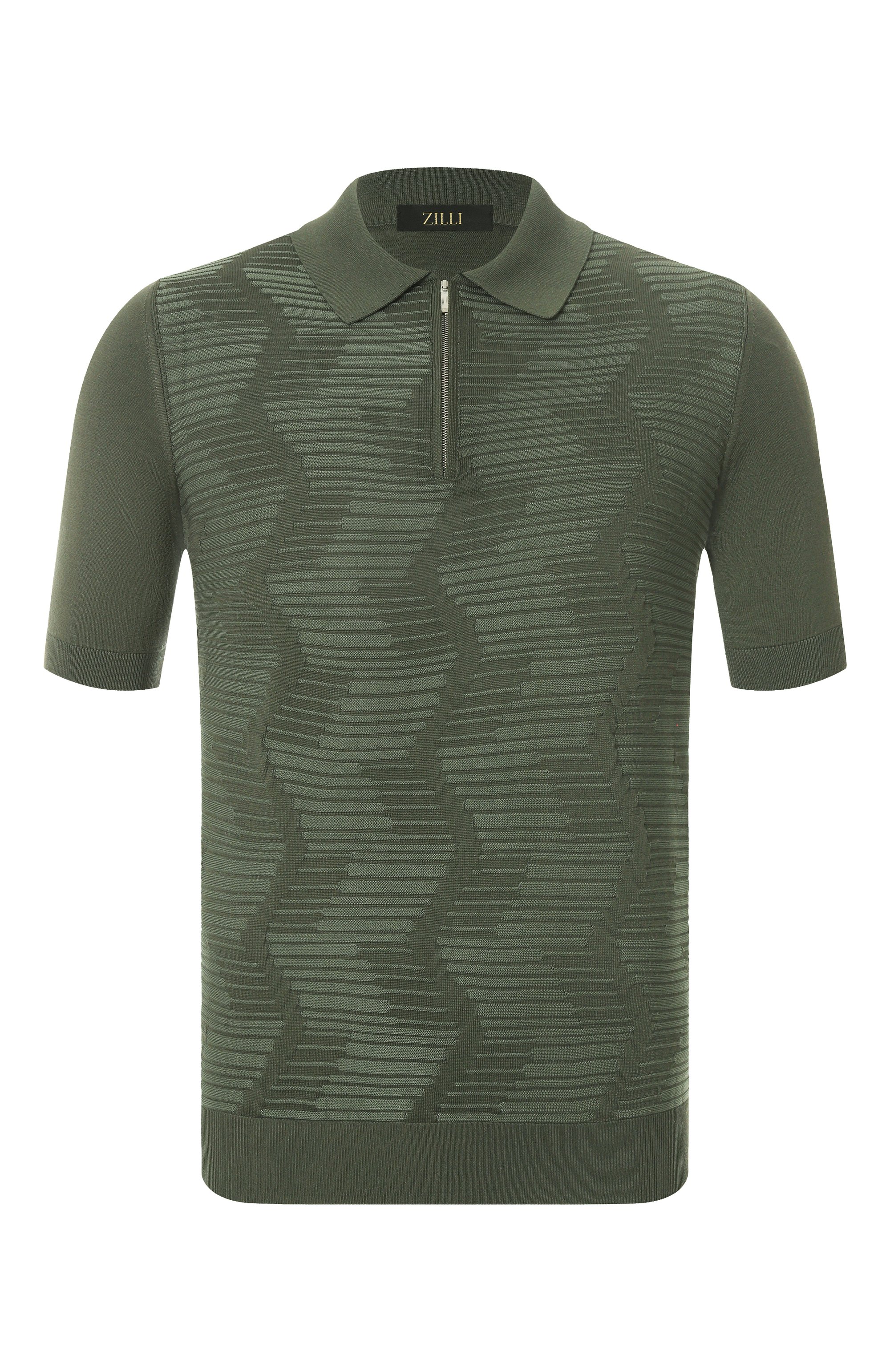 Поло из шелка и хлопка ZILLI, арт. KZP002M0142VTNW00, фото 1
