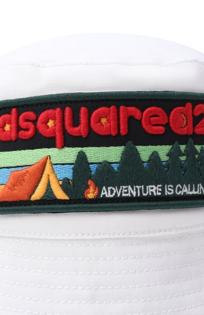 Хлопковая панама DSQUARED2, арт. DQ3260/D00YT, фото 3