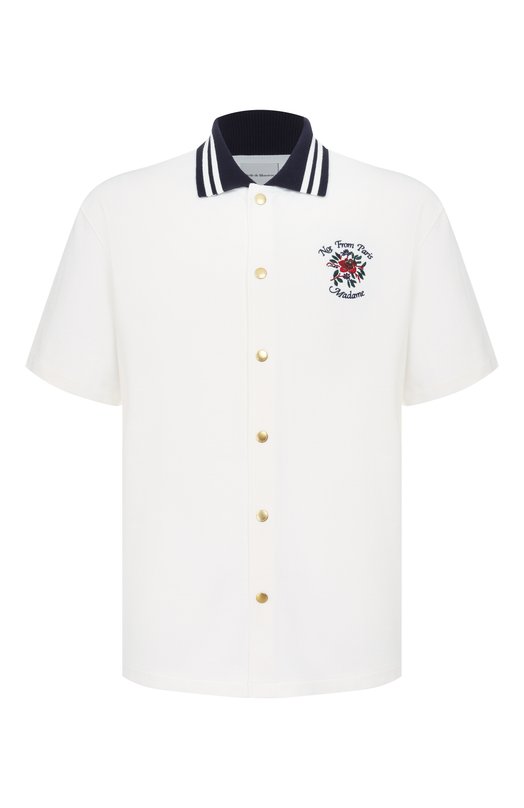 Хлопковая рубашка Drole De Monsieur J-SH247-C0264-0W Белый J-SH247-C0264-0W