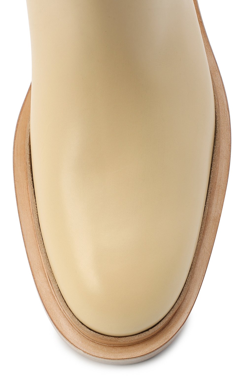 Кожаные сапоги JIL SANDER желтого цвета по цене 149500 руб., арт. JS35043A-12002, фото 5 Кожаные сапоги JIL SANDER, арт. JS35043A-12002, фото 5