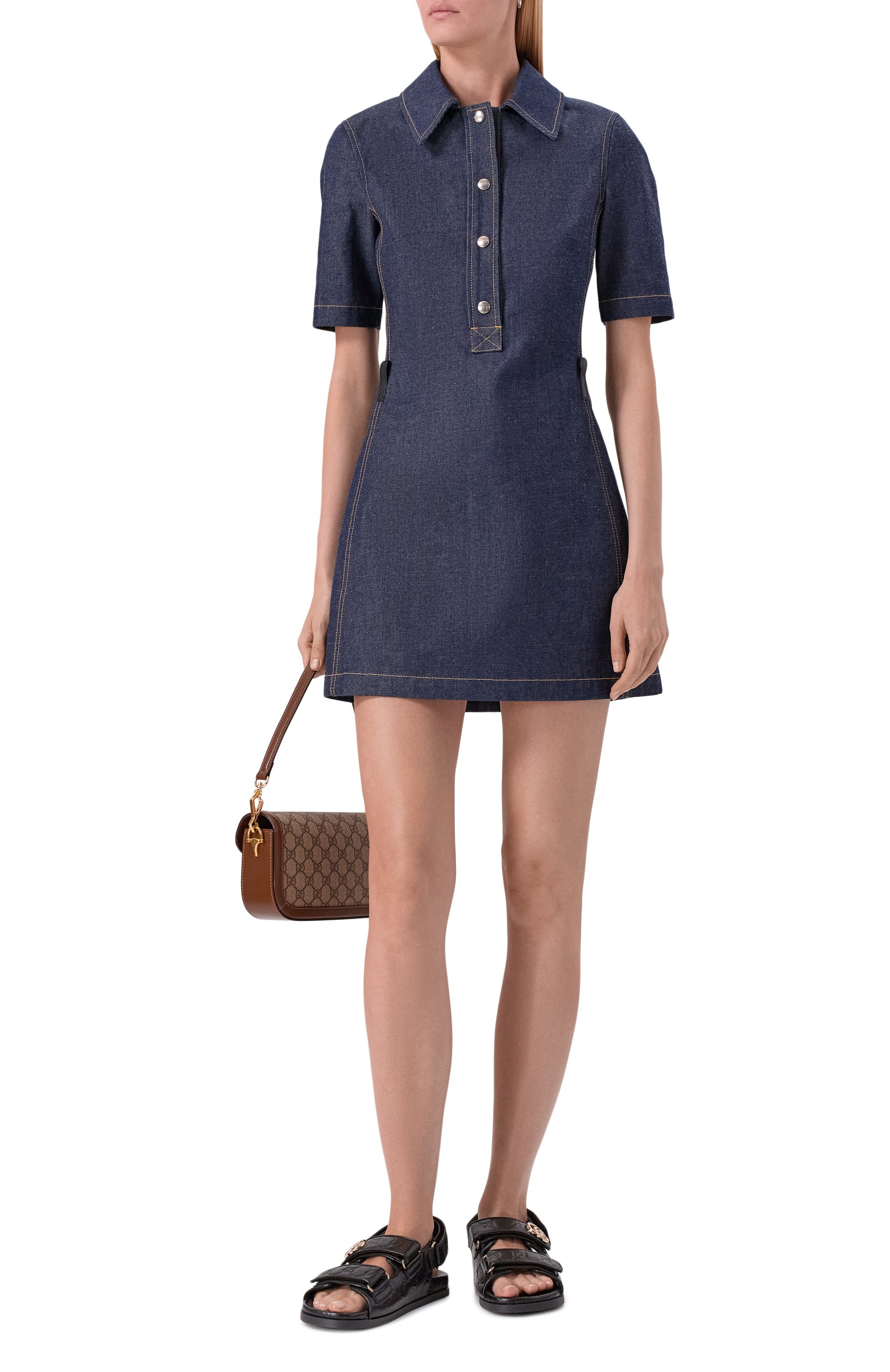 Кожаные сандалии GUCCI, арт. 816625/AAEGP, фото 3