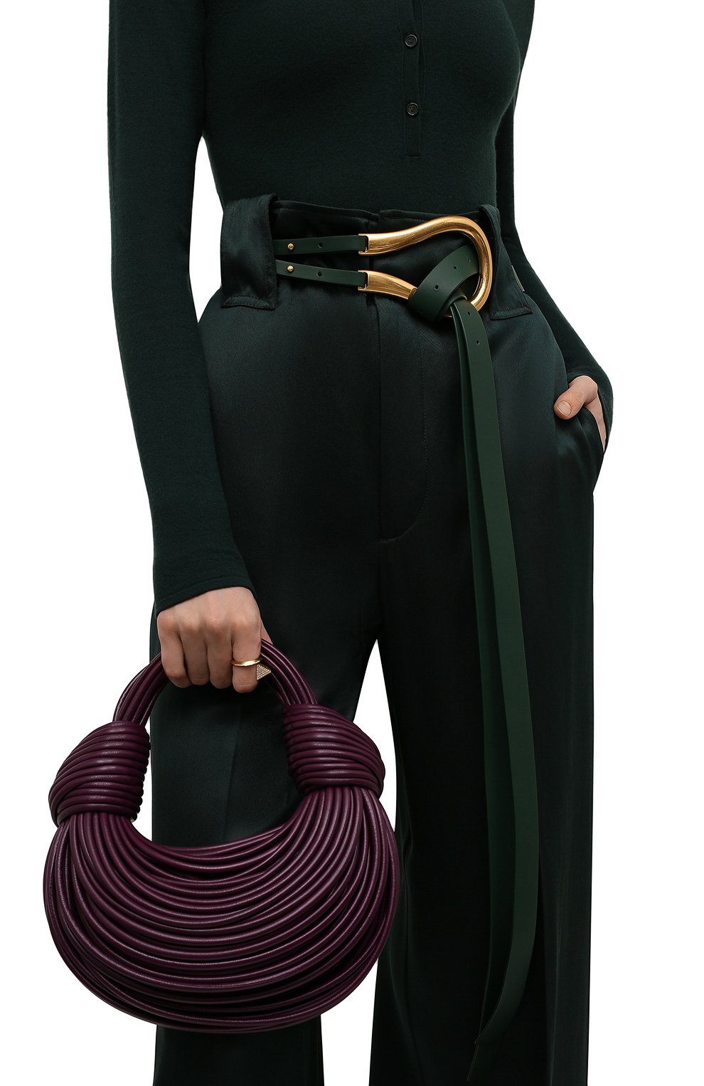 Кожаный ремень BOTTEGA VENETA, арт. 577040/VMAU1, фото 2