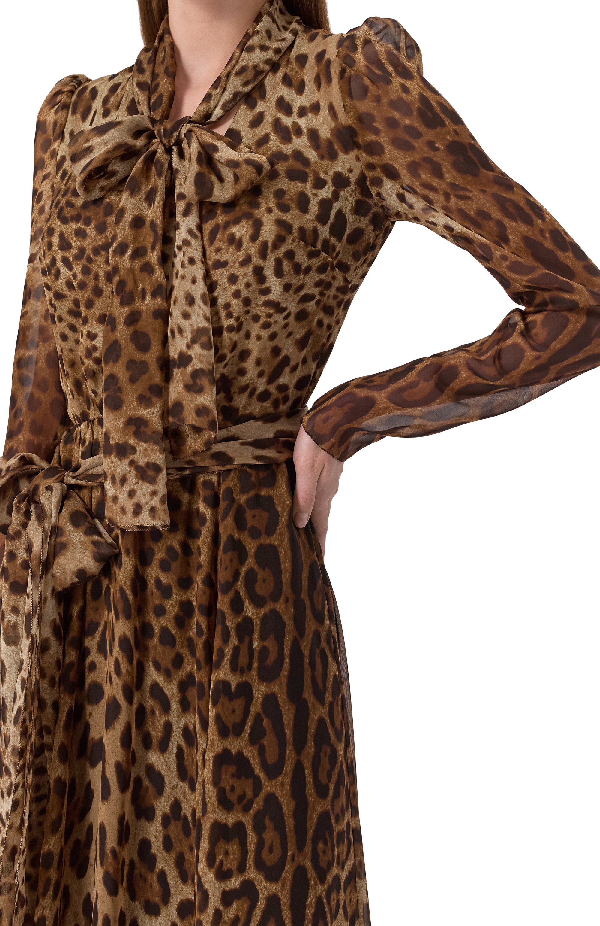 Шелковое платье DOLCE & GABBANA, арт. F6ADIT/FS1AR, фото 5