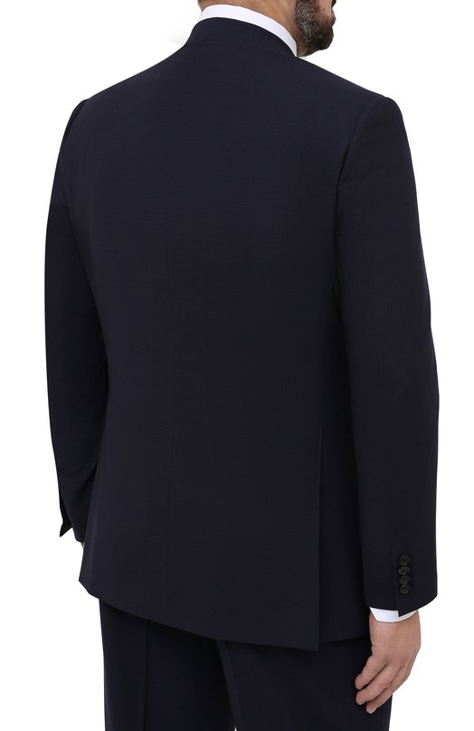 Шерстяной костюм Brioni RA0J0M/P0A28/BRUNIC0 Синий  RA0J0M/P0A28/BRUNIC0 Фото 3