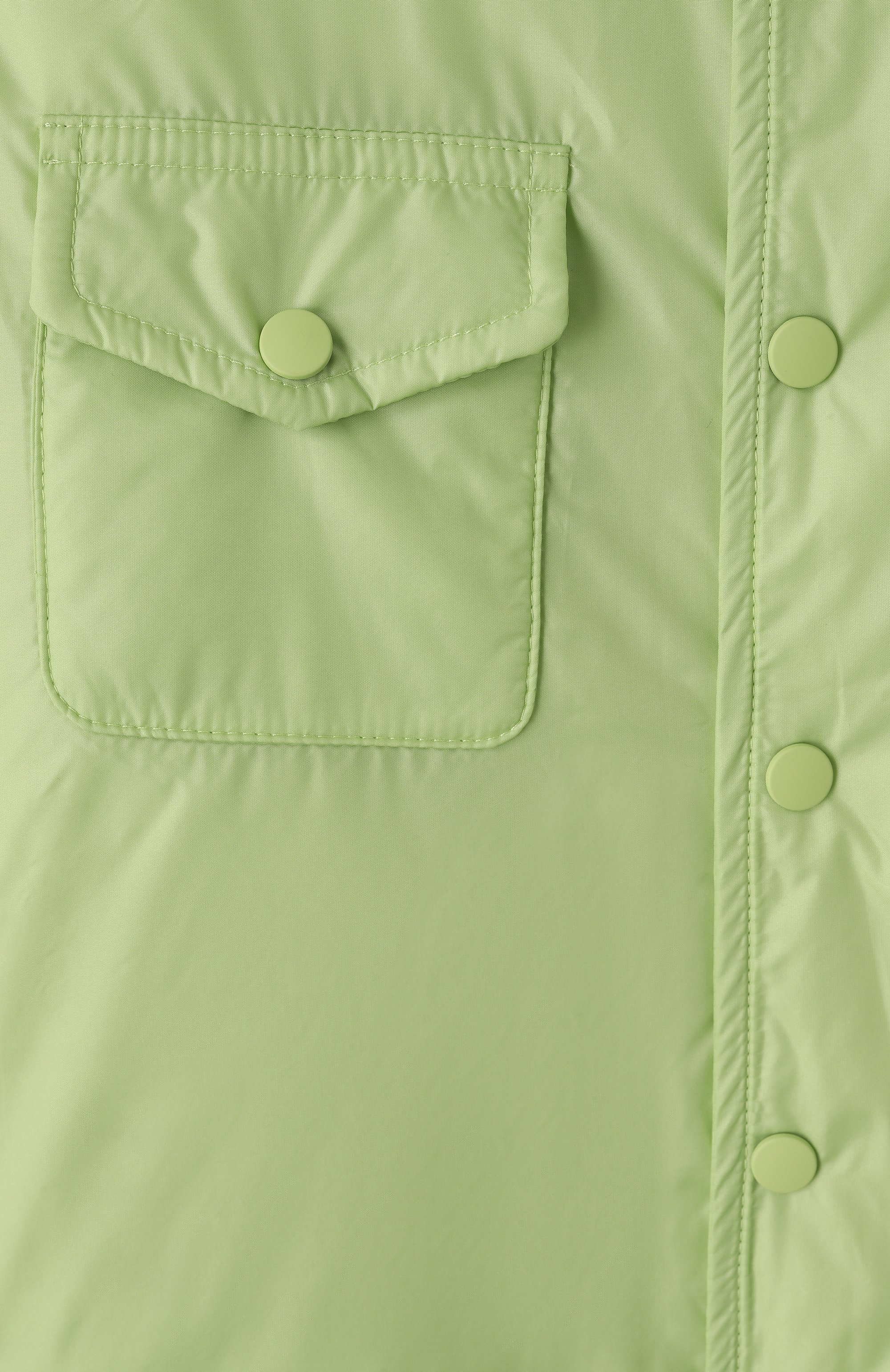 Утепленная куртка-рубашка ASPESI салатового цвета по цене 29950 руб., арт. S25001GMNN100/6A-8A, фото 3 Утепленная куртка-рубашка ASPESI, арт. S25001GMNN100/6A-8A, фото 3