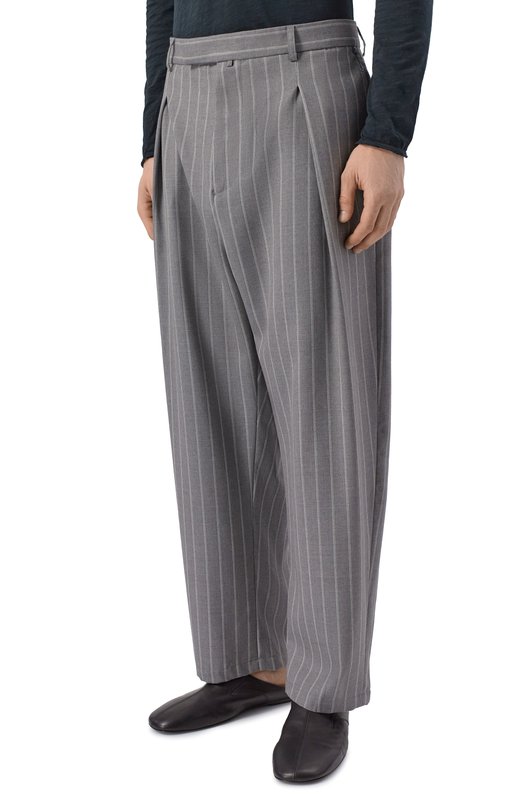 Шерстяные брюки MORDECAI 26E96MRU34L_001 Серый  26E96MRU34L_001 Фото 3