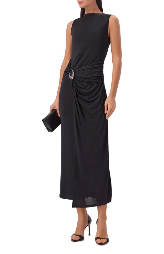 Платье из вискозы HUGO 50554034 Чёрный  50554034 Фото 2