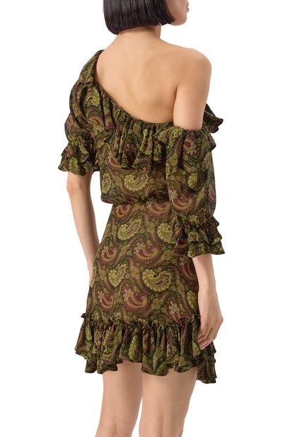 Платье из вискозы SAINT LAURENT, арт. 815701/Y4K95, фото 4