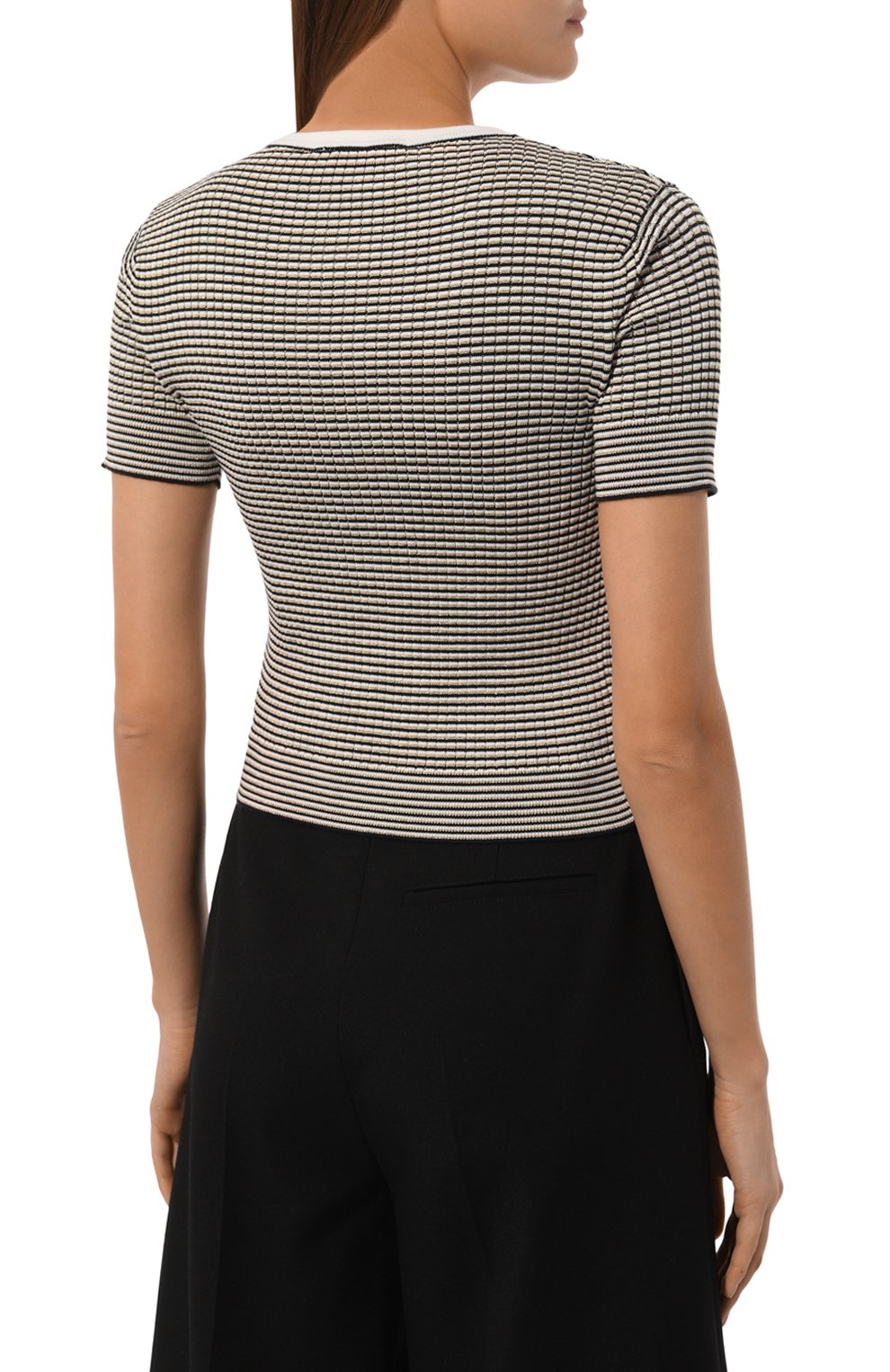 Пуловер из хлопка и вискозы VALENTINO, арт. 5B3KC56X8MK, фото 4