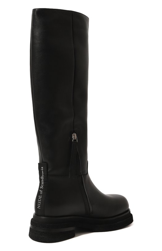 Кожаные сапоги Sunny Nude of Scandinavia Чёрный, фото 5